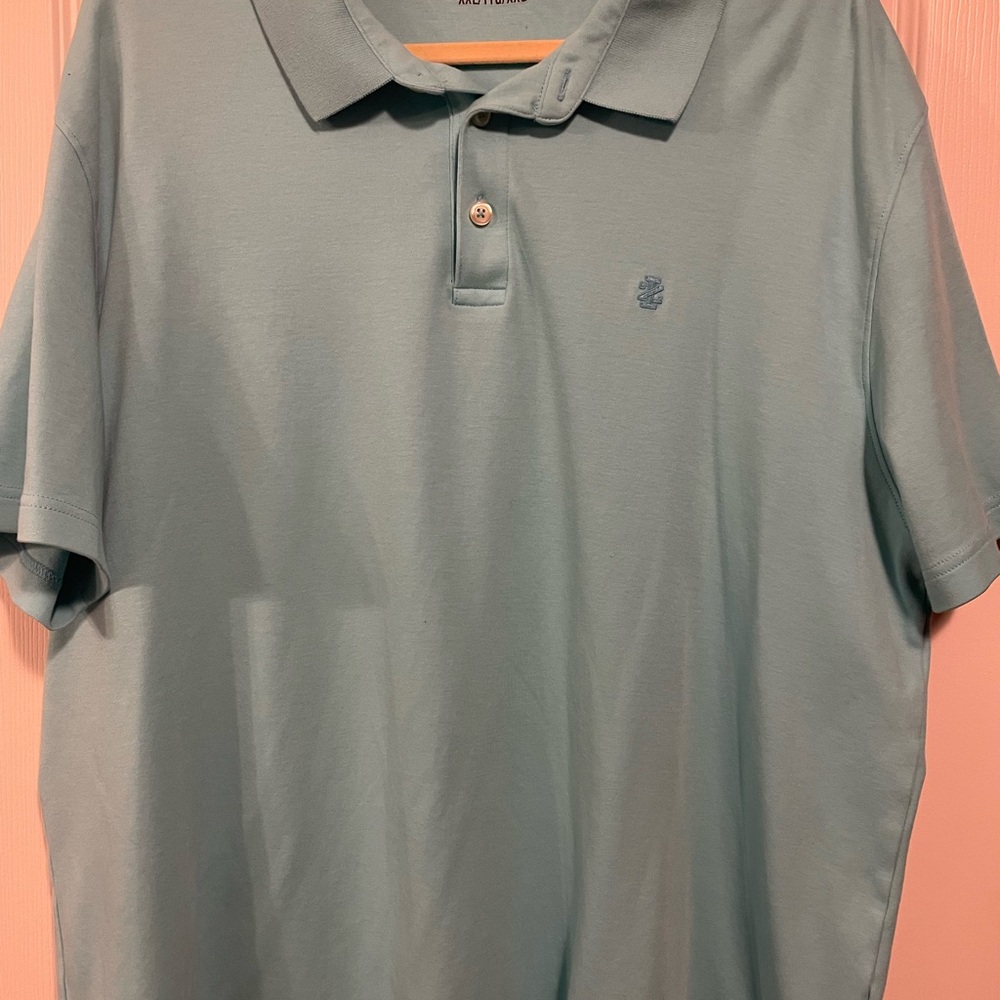 Izod Men's Polo Shirt in Soft Blue